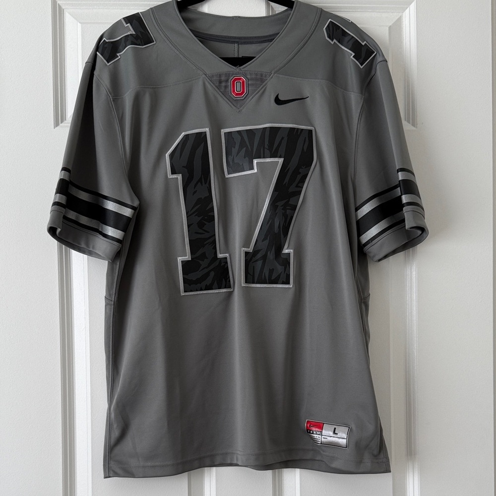 Nike Gray Ohio State Speciality Football Jersey